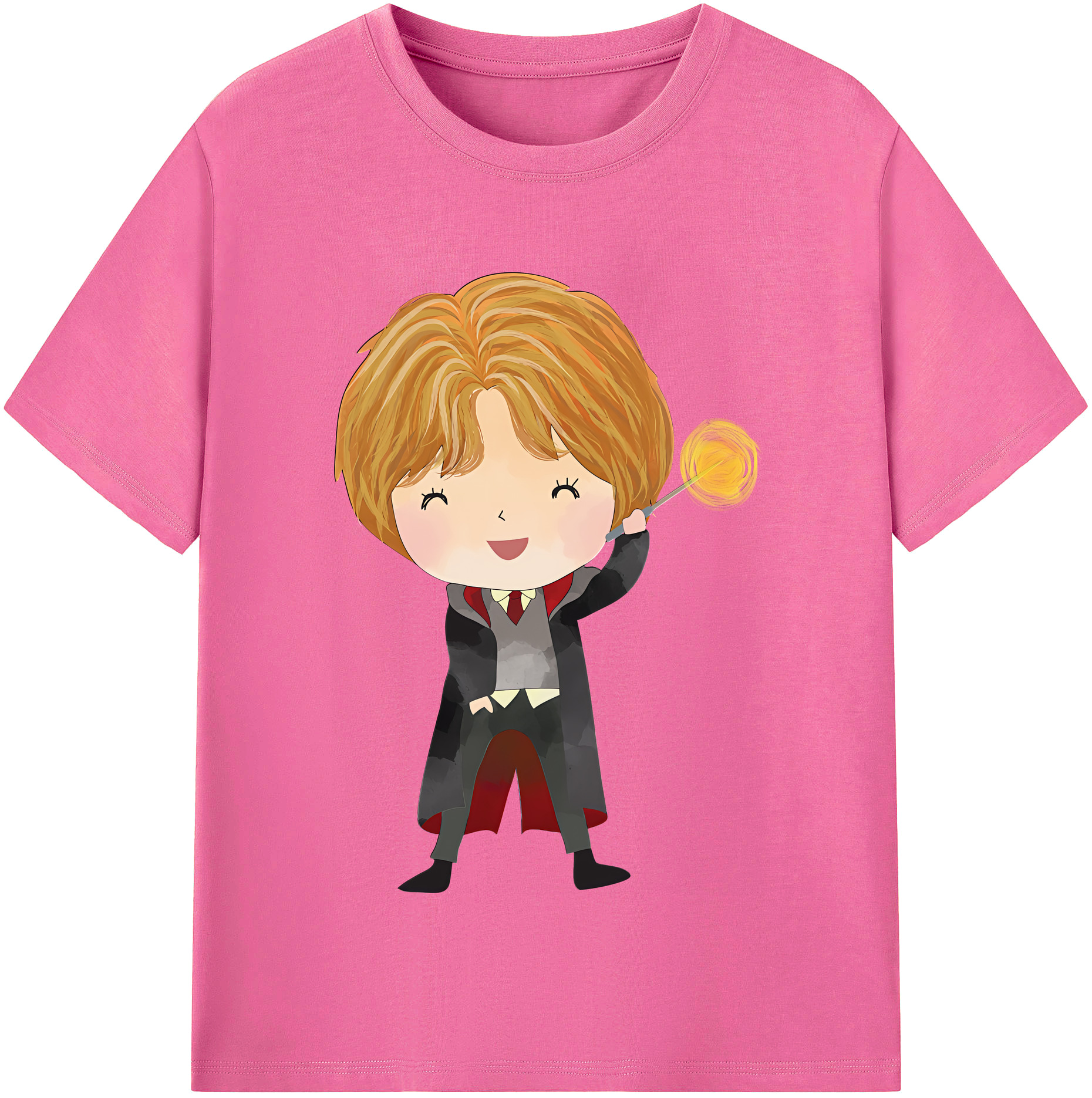 （画像用） Harry Potter ハリー・ポッターシリーズ レディースカジュアルプリントTシャツ（綿100％）